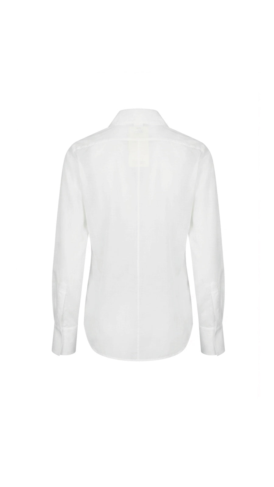 HILL WHITE SHAWL COLLAR SHIRT