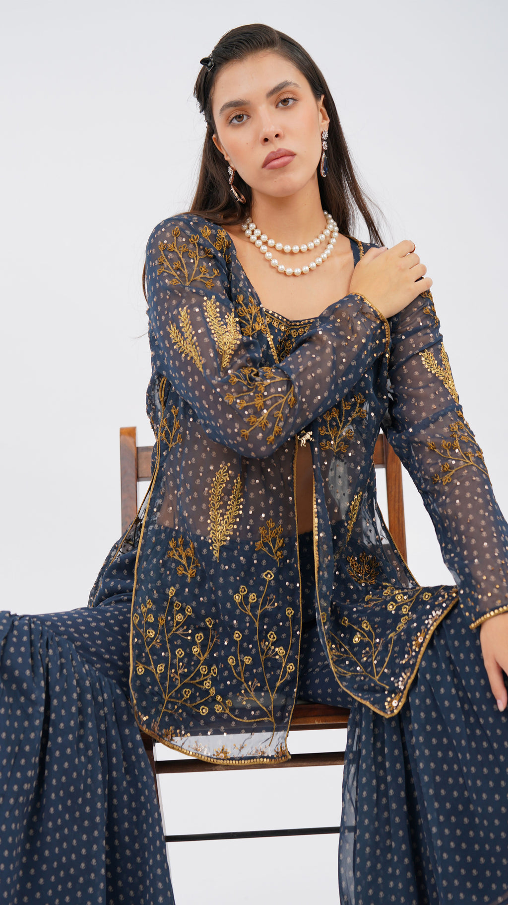 Azure Bloom Co-Ord Set