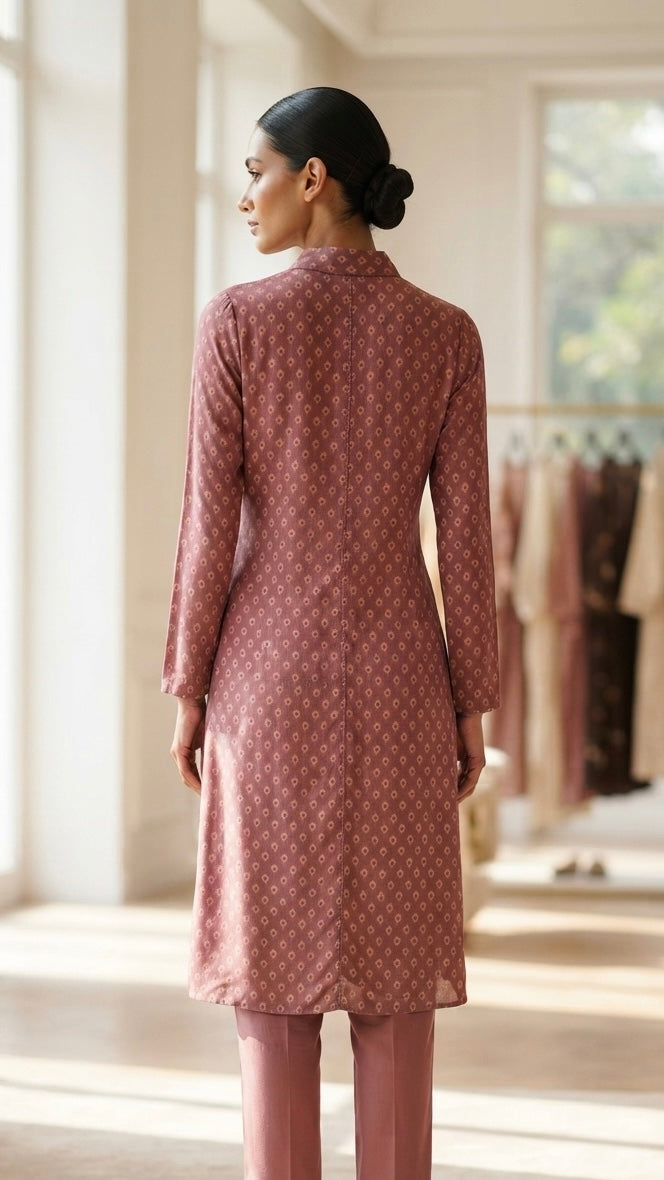 Petal dust crush Kurti