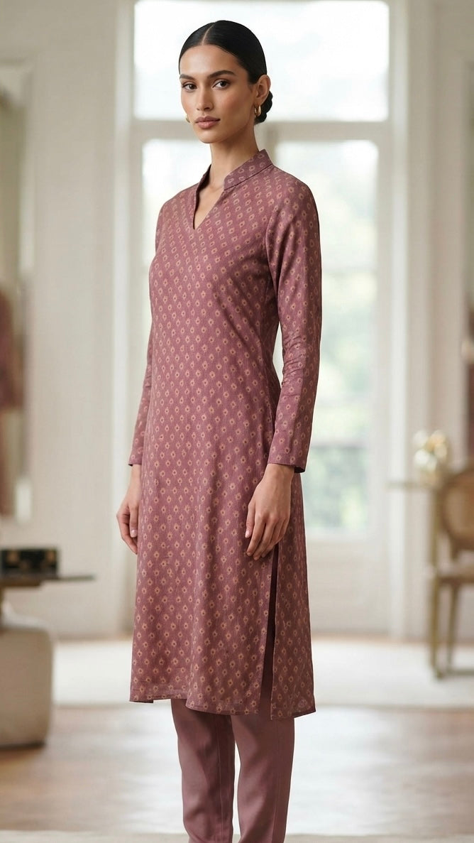 Petal dust crush Kurti