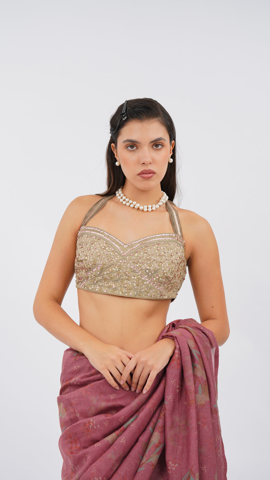 Sea Shore Halter Neck Bodice