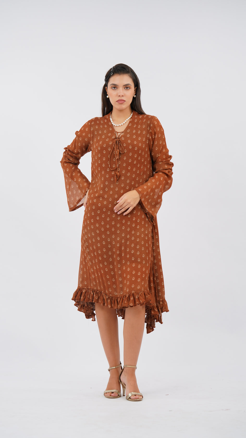 Rust Fern Dress