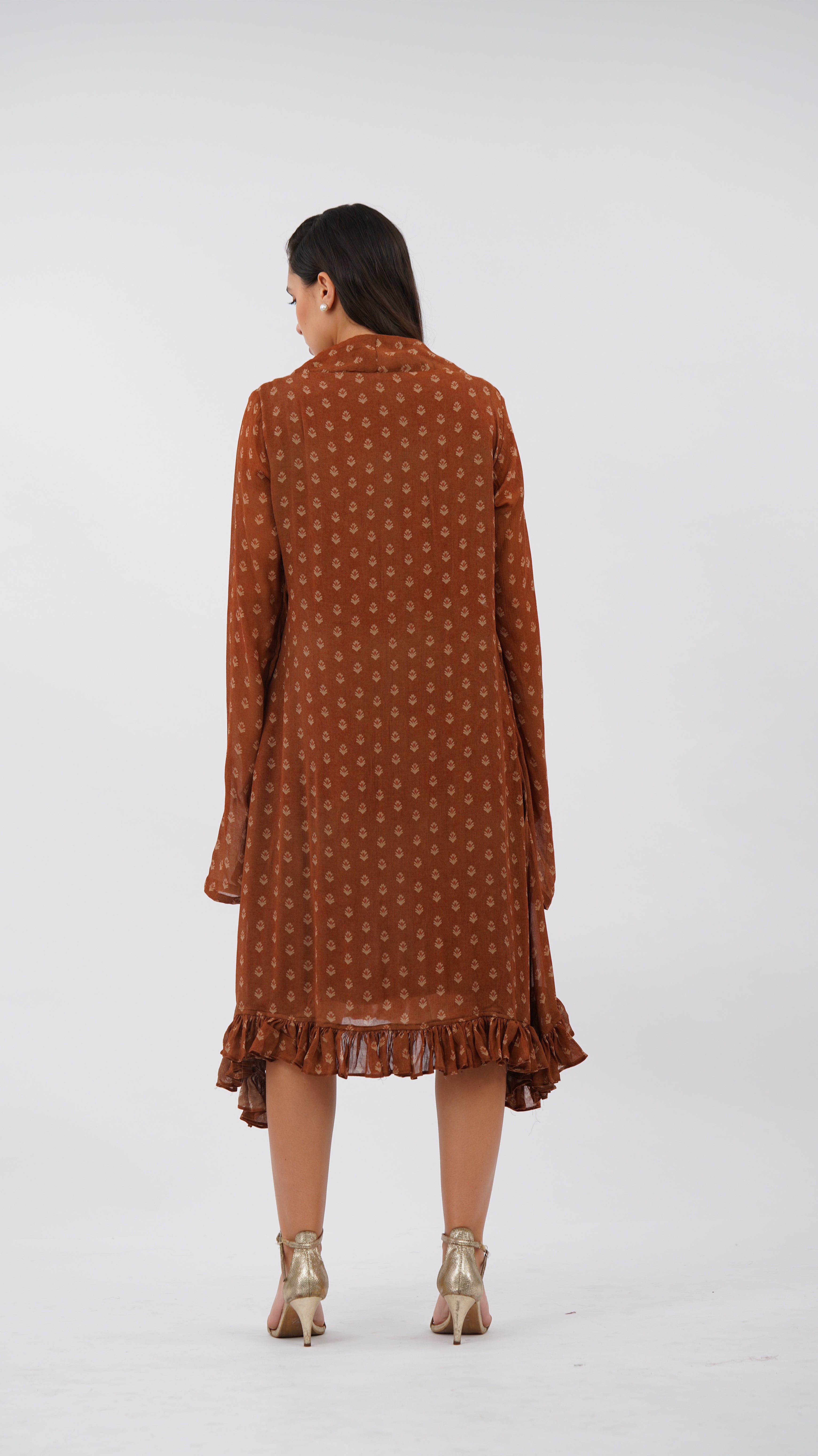Rust Fern Dress