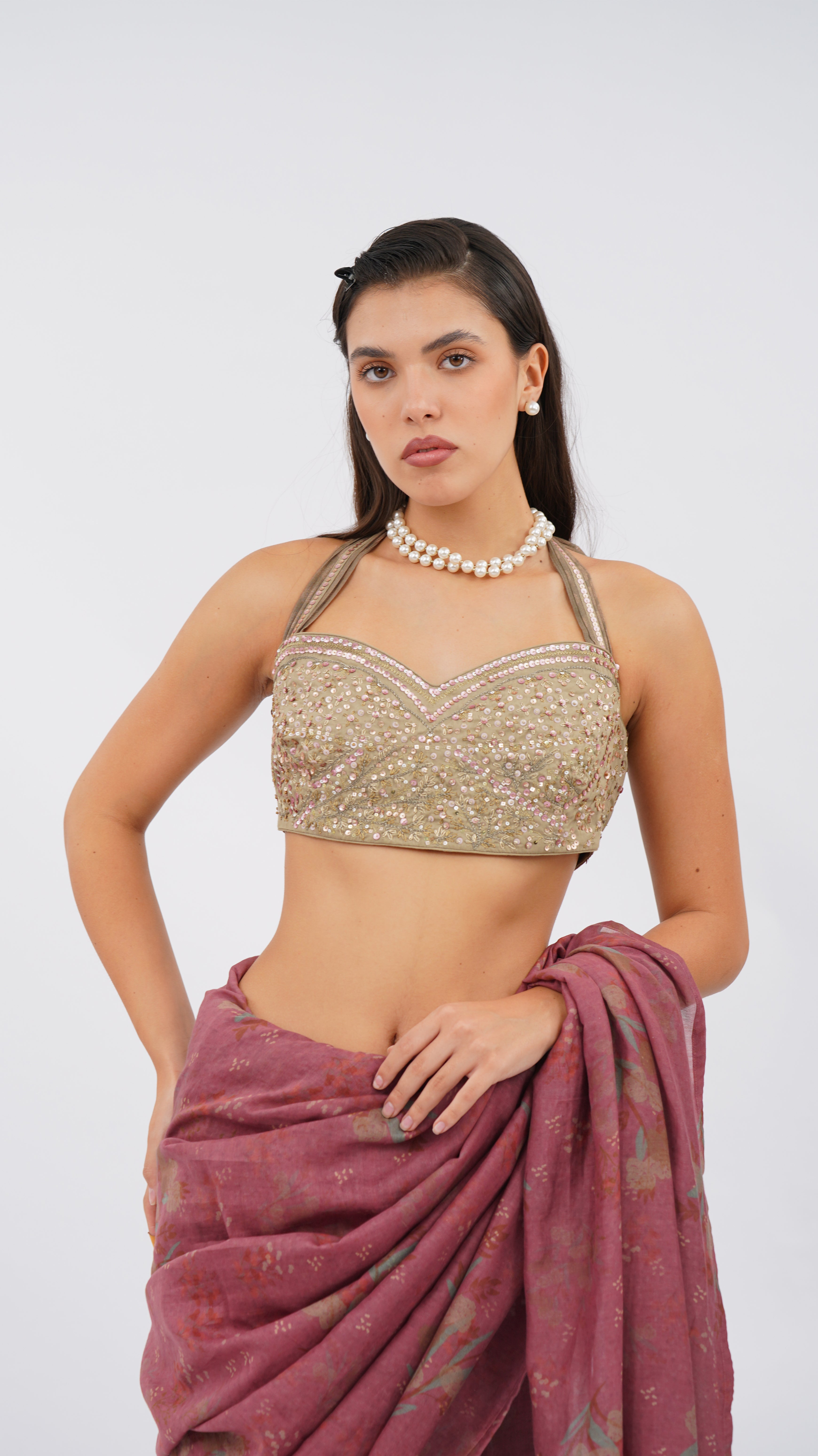 Sea Shore Halter Neck Bodice