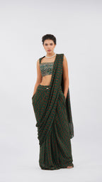 EIRA MOSS PRE DRAPED SAREE