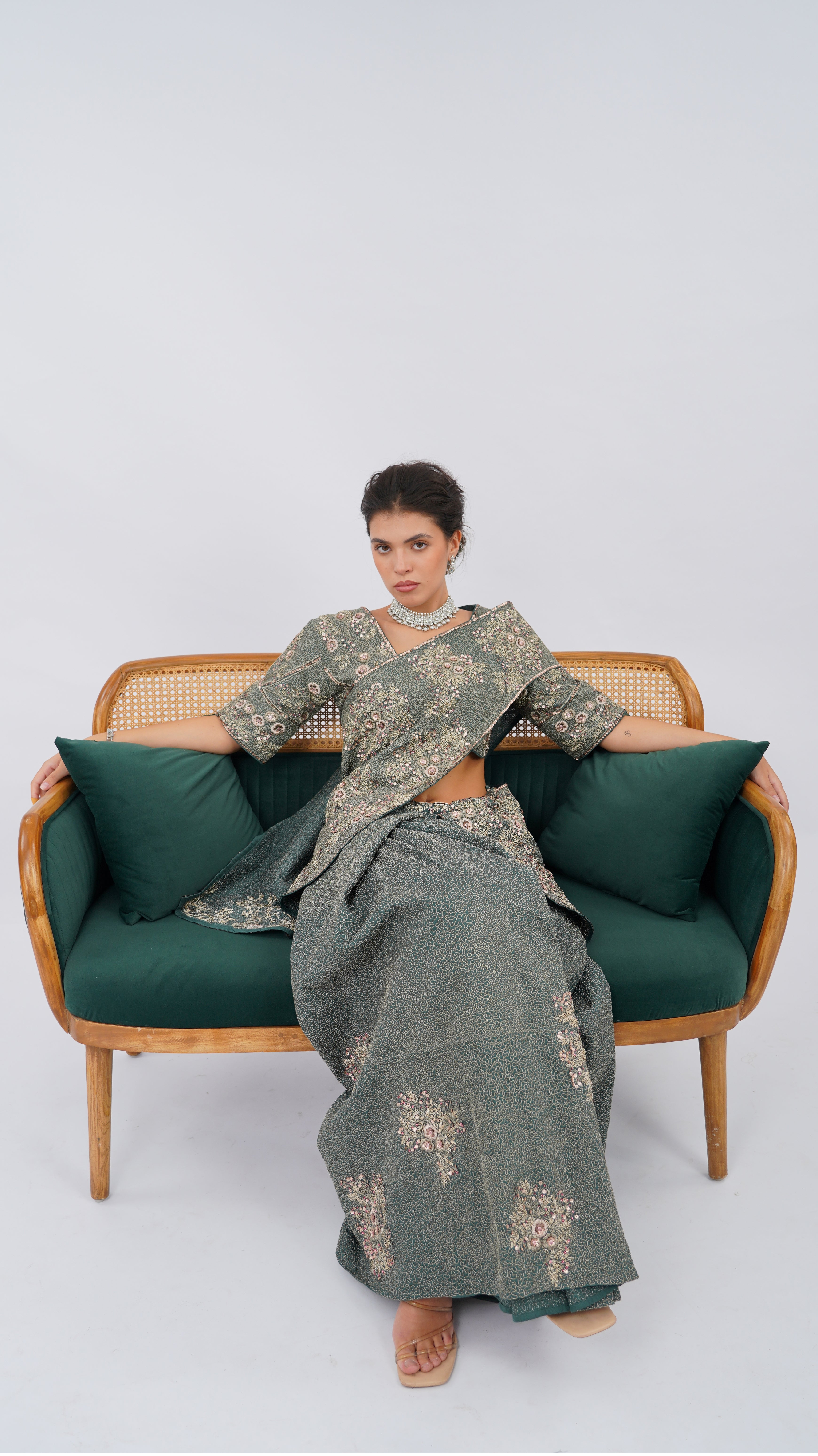 Floret green fusion wear