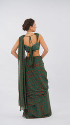 EIRA MOSS PRE DRAPED SAREE