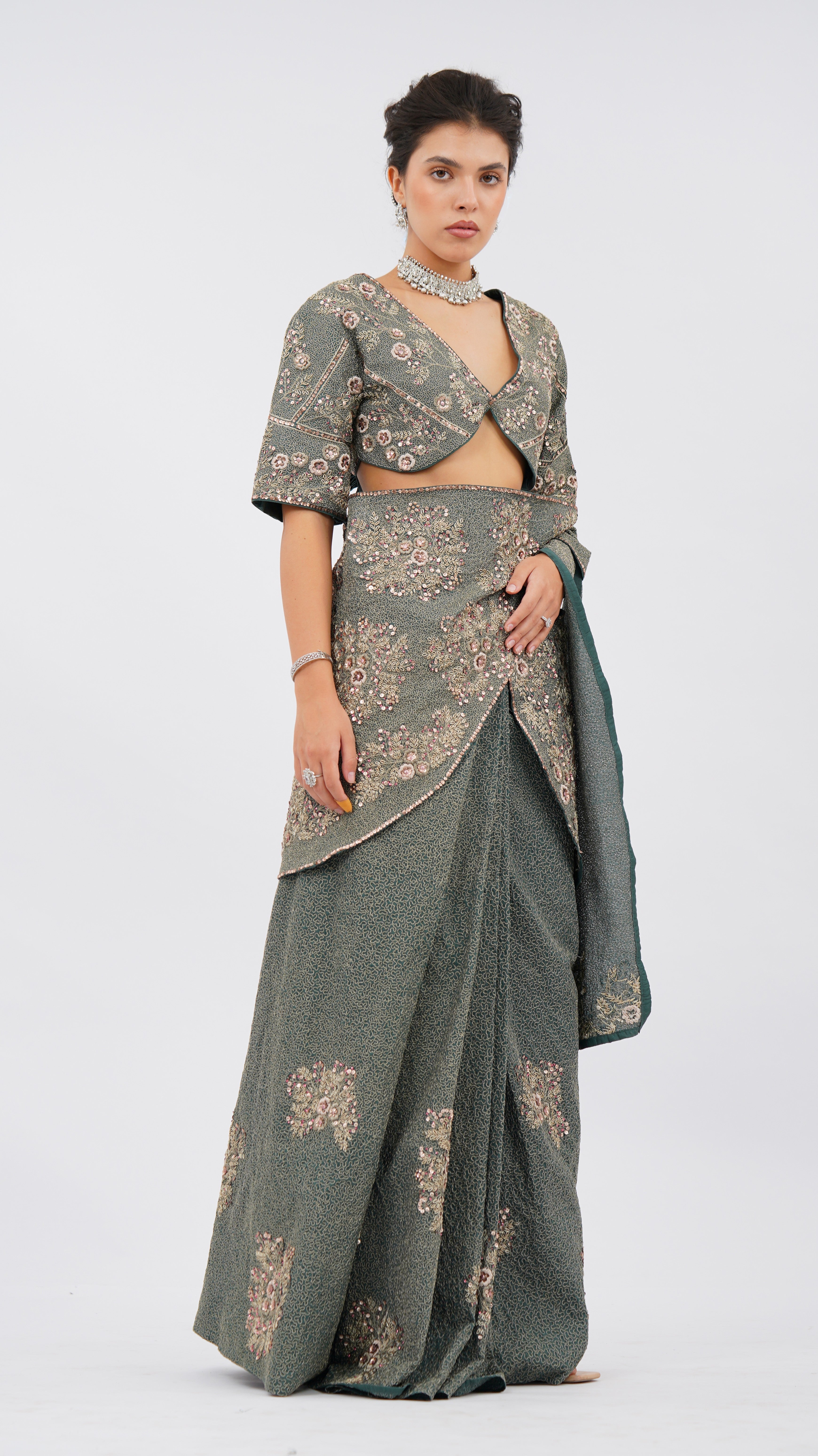 Floret green fusion wear