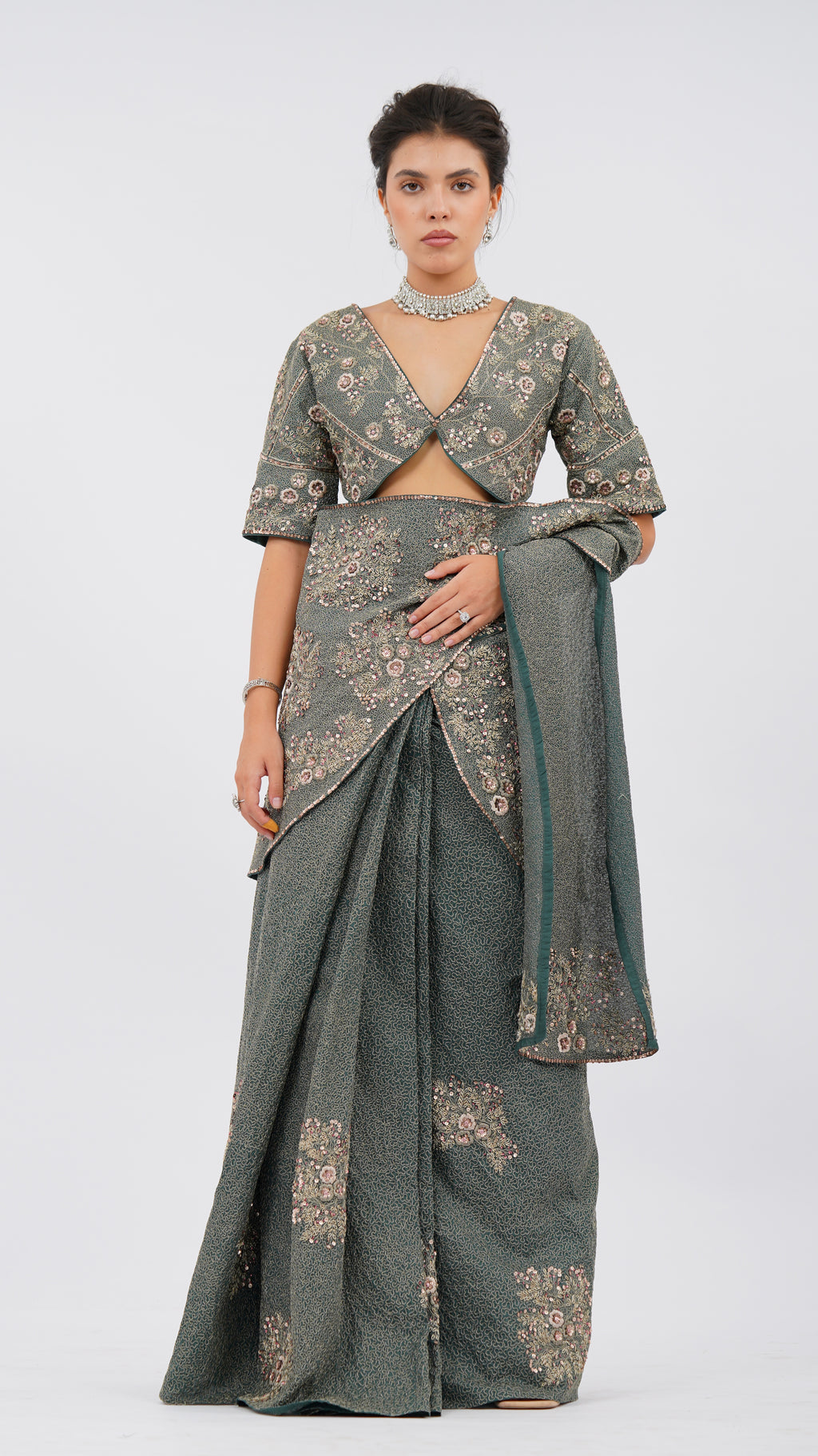 Floret green fusion wear