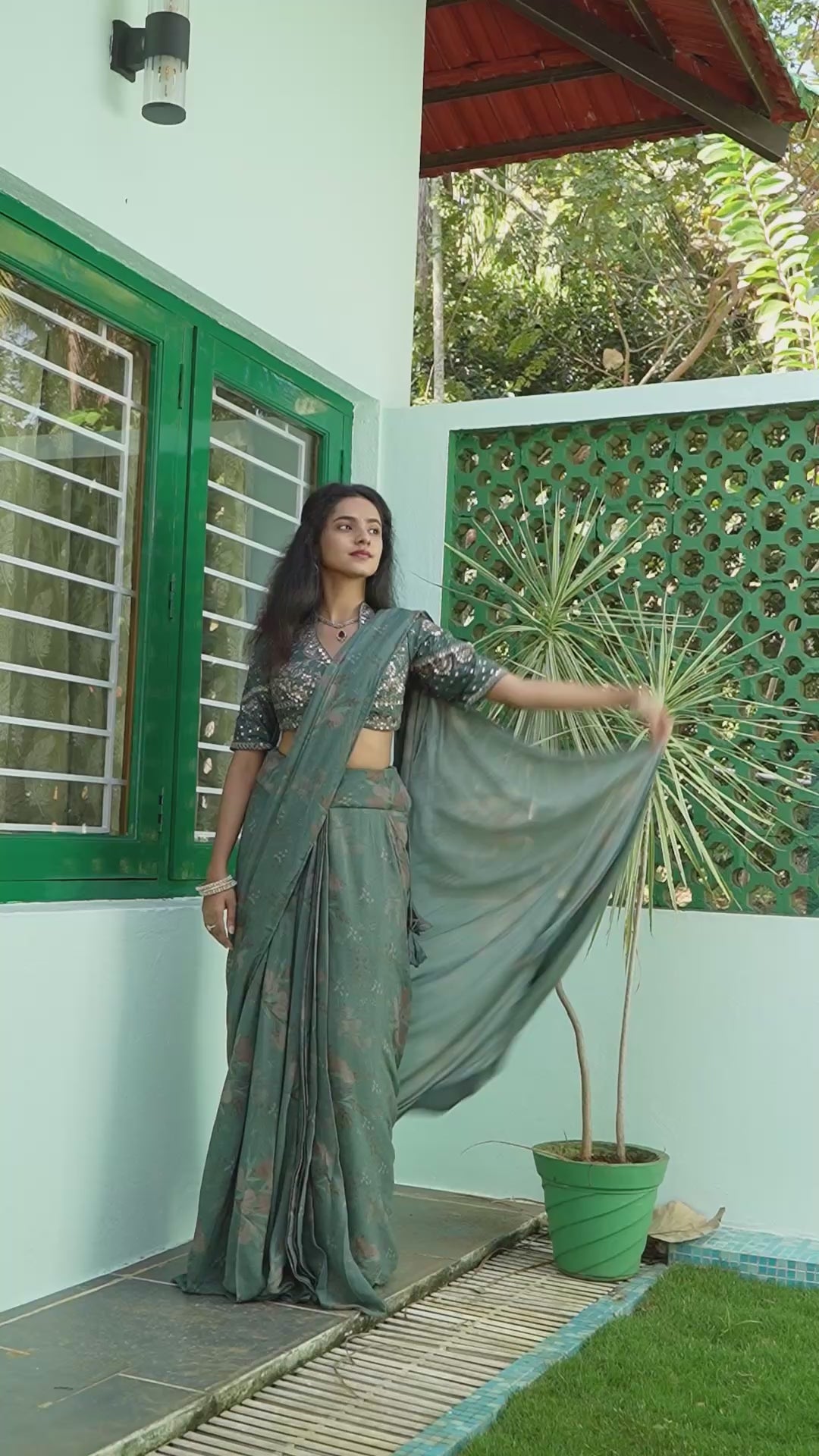 SYLVA FUSION SAREE
