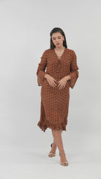 Rust Fern Dress